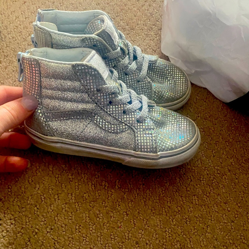 Excellent condition toddler girls vans